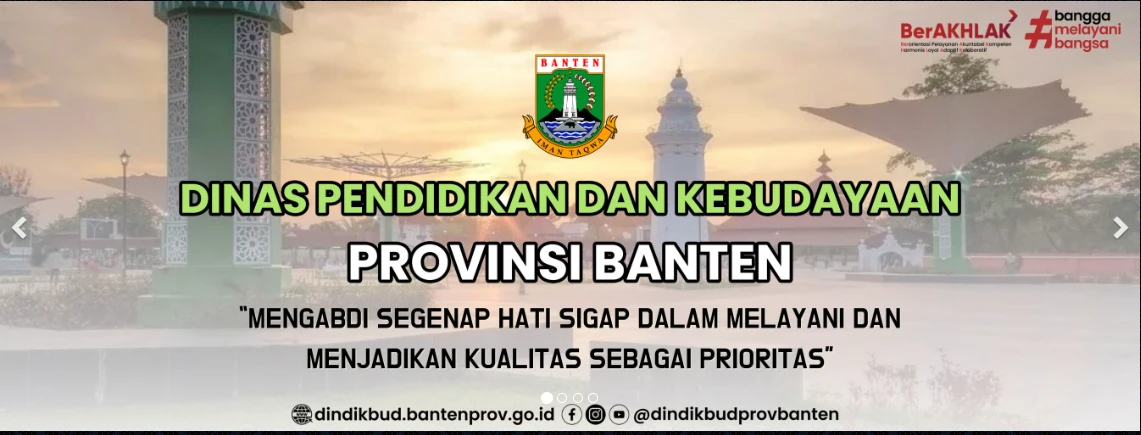 DINAS PENDIDIKAN DAN KEBUDAYAAN PROVINSI BANTEN